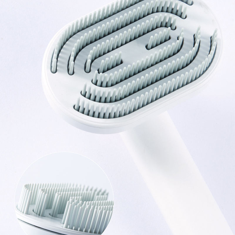 White electronic device with textured nozzles on a light gray background