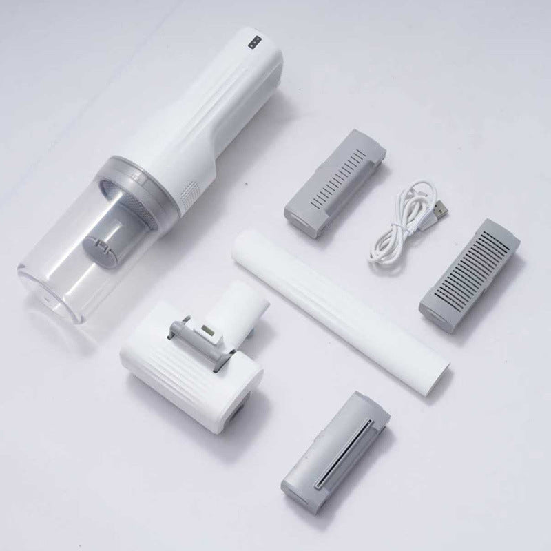 Set of electronic components and accessories on a white background