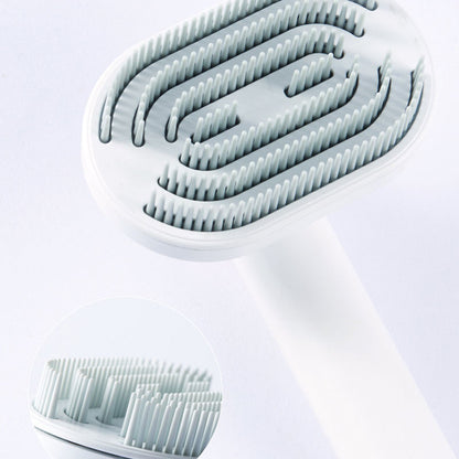 White electronic device with textured nozzles on a light gray background
