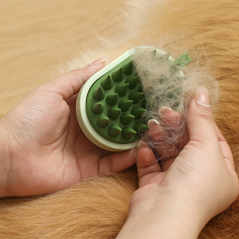 Dog Shampoo Massage Brush