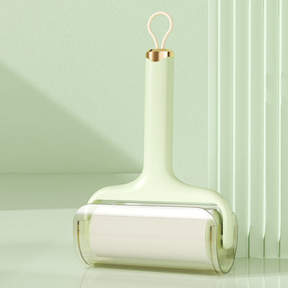 Sticky adhesive roller refill helps maintain clean clothes and furniture by removing loose hair and fuzz quickly.